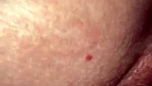 Wife bent over for doggystyle creampie push out