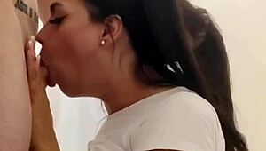 luiza devil sucked me so good with her monster cock in the casual setting