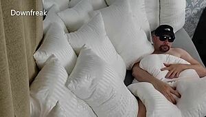 Detailed Pillow Humping On Super Soft Bed Pillows