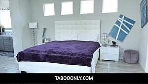 Naughty teen 18+ endures spanking and intense use by stepaunt Skylar Snow in taboo fantasy