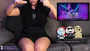 reacting to erotic ghost squirting pussy on halloween