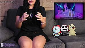 reacting to erotic ghost squirting pussy on halloween