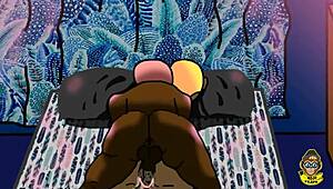 Big Black Booty Gets Fucked in Animation