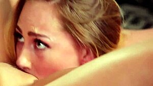 Big tits babe enjoys lesbian sex with her cute stepsister
