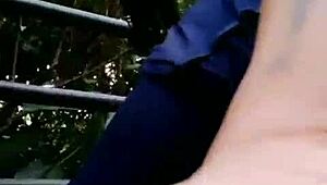 colombian girl in the park getting anal