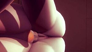 gwen gets blowjob from futanari in classroom?