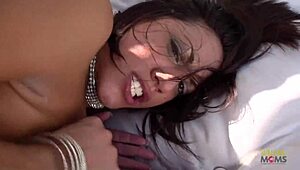 licking cock with pierced tongue makes milf goddess fuckable