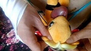 My story about punishing my mlp plush sexslave applejack with shibari and toys.