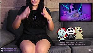 reacting to erotic ghost squirting pussy on halloween