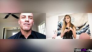 haley reed intensely pleasures herself with big purple dildo