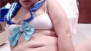 Sailor Mercury Shows Off Her Tattoo in Hot Sailor Outfit