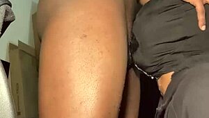 i'm giving a sloppy wet blowjob to this dl straight guy with big black cock