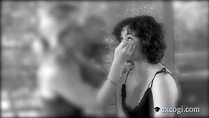 Leana Lovings milks a hard cock in cowgirl. Petite coed gets bent over for rough facial.