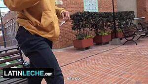 Hot Latino Sucks During Interview