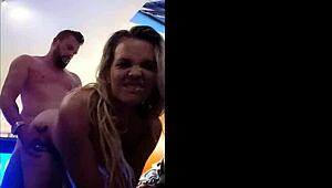 shy blonde milf fucks stranger first time ever! 😳