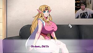 zelda's worst casting couch experience turns into intense waifu hub fucking