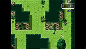 Yuka enjoys relaxing in the onsen with huge tits in this hentai game episode