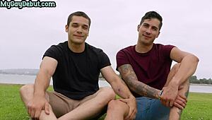 Tattooed Bottom Gets Bareback Assfucked By Muscular Inked Top Until Cumshot