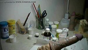 Painting a prosthetic penis 😊