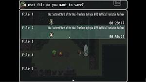 Yuka enjoys relaxing in the onsen with huge tits in this hentai game episode