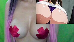 Intense hentai where he watches girlfriend fuck gentlemen