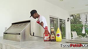 Tori Taylor Gives Handjob In Doggystyle With Donny Sins!