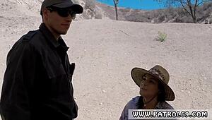 Wow, Can You Believe It? Sweet Dark-Haired Paisley Parker, Detained in Uniform, Gives an Epic HD Blowjob Outdoors by Scottish Police!