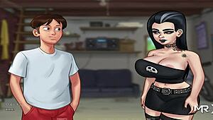 i was masturbatin with the police baton in summertime saga e2 72