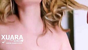 Sexy striptease challenges you not to cum