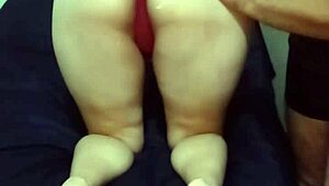 Delicious Massage on My Naughty Husband’s Latina Ass