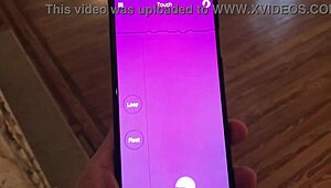 playing with vibrator in art gallery!