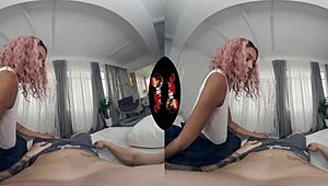vrlatina - big boob brazilian babe gets hard fucked in vr!