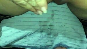 Wife's big ass gets covered in cum in hot video