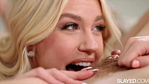 jazlyn & lilly dominate with strap-on and toys