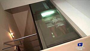 Hey, check this blonde and brunette duo in a wild, sexy orgy!