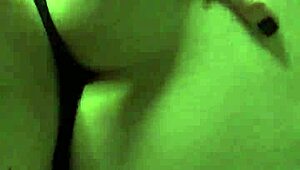 lesbian couple moans as wet pussy gets dildo fucked in homemade pov