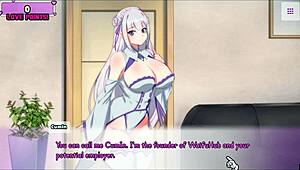 innocent elf emilia gets first porn casting on couch 😏