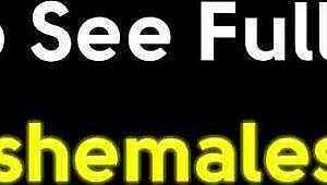 Büyük popolu trans, siyah sikler tarafından eziliyor