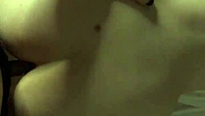 lesbian couple moans as wet pussy gets dildo fucked in homemade pov