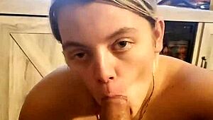 Hey, watch me sensually sucking my boyfriend’s thick cock on this hotel couch.