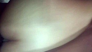 backshot ebony redbone takes big black cock in wild 3some creampie