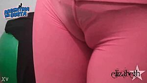 Huge Tits and Cameltoe in Tight Thong