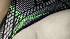 Wife's big ass gets covered in cum in hot video