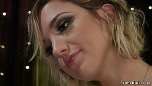 Wow, Blonde Dom Anal Pounds Guy With Monster Strap-On!