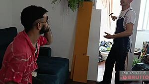 Wow! Spoiled brat gets bareback slammed by employee FULL ON RED!