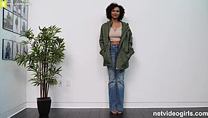 Exotic busty calendar girl screws her way in for fame