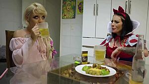 Cris Bathory and Kyra Engage in Hardcore Assfucking Sex