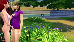 why are these cartoon lesbians fucking in the public park uncensored?