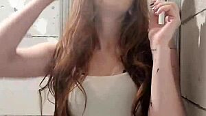 Redhead Smoker Enjoys Her Fetish Habit