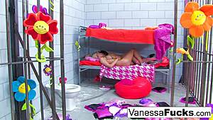 Vanessa Cage And Dani Daniels Lick Each Other's Tight Pussies In Lesbian Oral Scene.